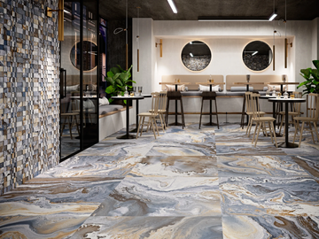 CANYON - Recycled material and technical porcelain mosaic by land porcelanico - view 3